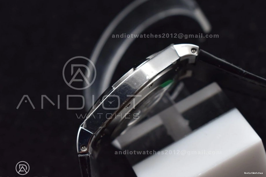 Black SportInspired Maker Dial Black 8F Overseas Strap on 932 Rubber SS 0426